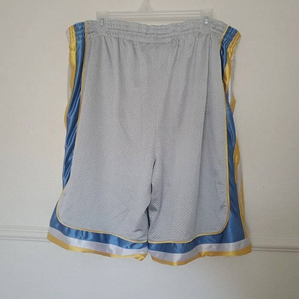 UCLA  Basketball Shorts Colosseum Athletics Men’s Size XL Gray UCLA Blue Yellow